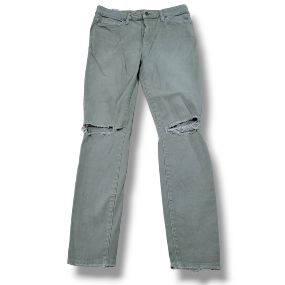 Joe's Jeans Size 29 31x28 Joe's Jeans  Skinny Ankle Jeans Distressed Torn Ripped